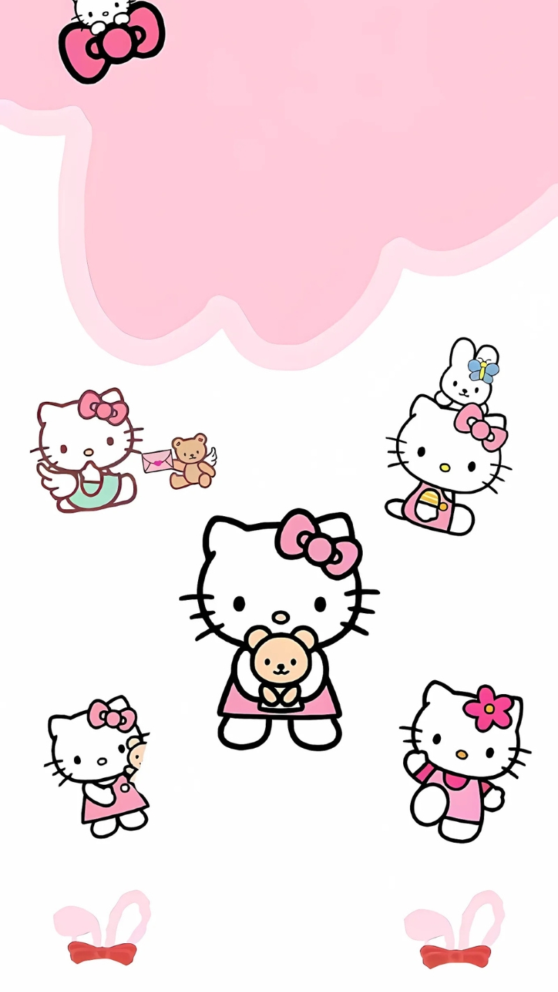 Hình nền Hello Kitty đẹp nhất cho điện thoại