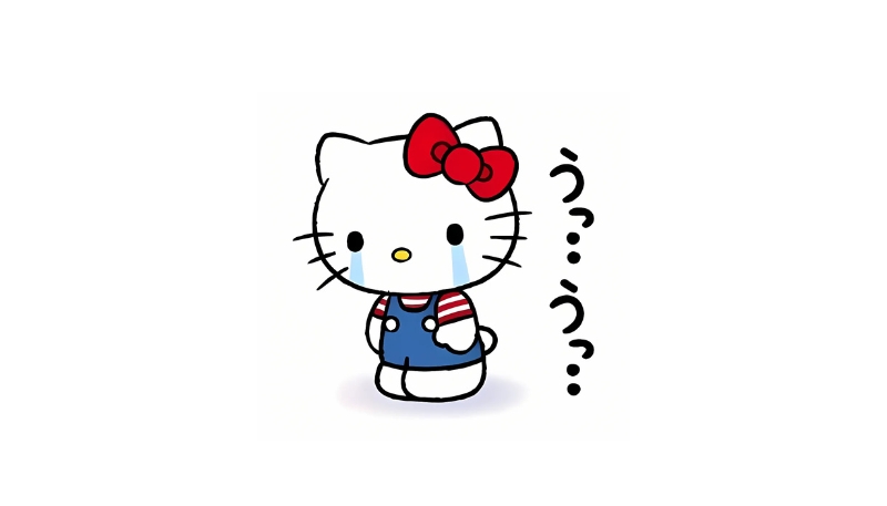 Hình nền Hello Kitty trắng