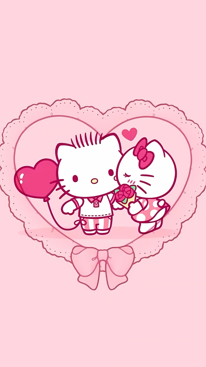 Hình nền điện thoại Hello Kitty sắc nét
