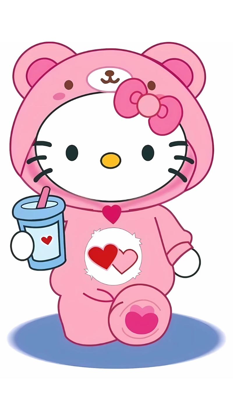 Hình nền điện thoại Hello Kitty