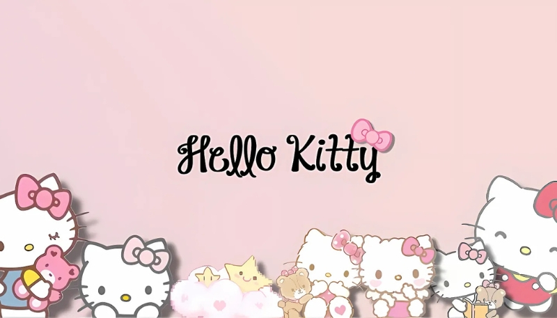Hình nền Hello Kitty cho máy tính