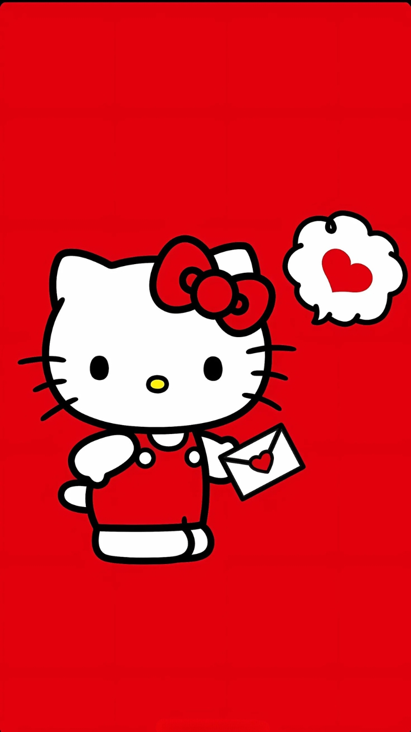 Hình nền Hello Kitty điện thoại 3D