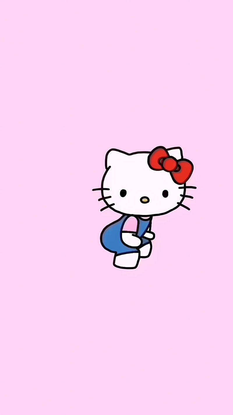 Hình nền Hello Kitty đơn giản cho điện thoại