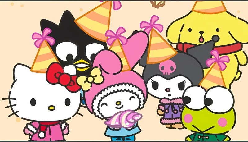 Hình nền Hello Kitty và những người bạn