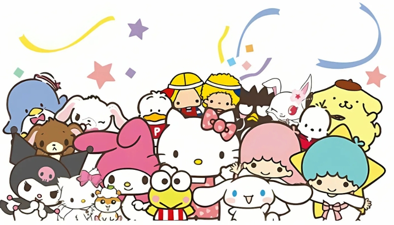 Hình nền Hello Kitty và những người bạn