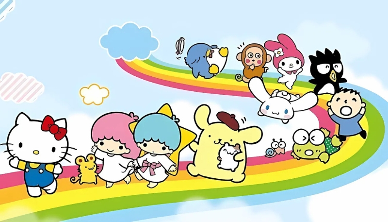 Mẫu hình nền Hello Kitty đẹp