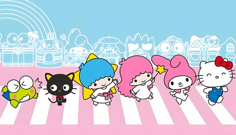 Mẫu hình nền Hello Kitty đẹp
