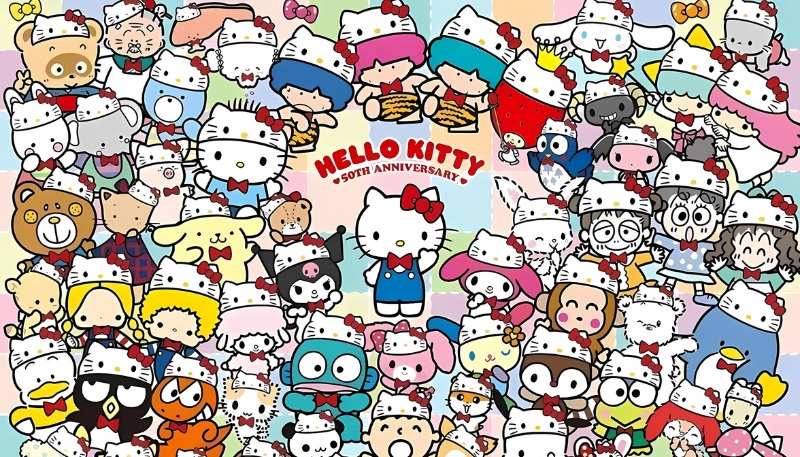 Mẫu hình nền máy tính Hello Kitty xinh