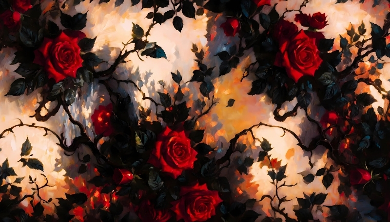 ảnh nền hoa hồng đỏ 1