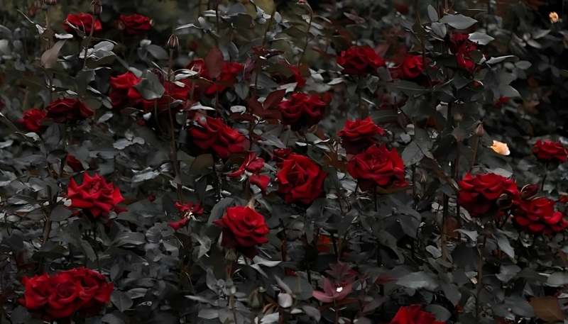 ảnh nền hoa hồng đỏ bí ẩn
