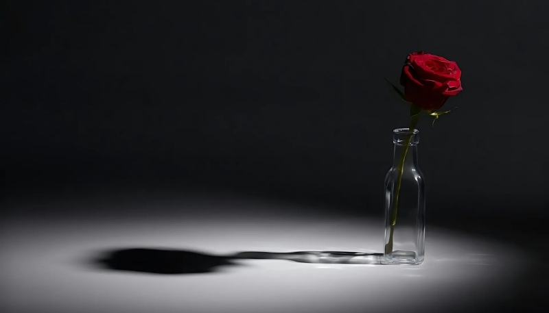 ảnh nền hoa hồng đỏ cắm trong bình hoa