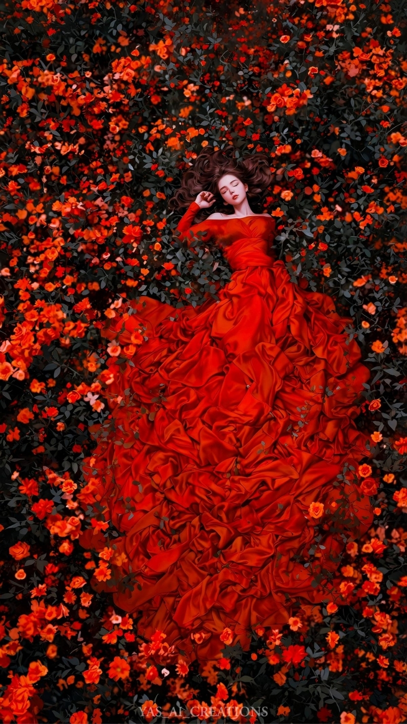 ảnh nền hoa hồng đỏ điện thoại công chúa ngủ say