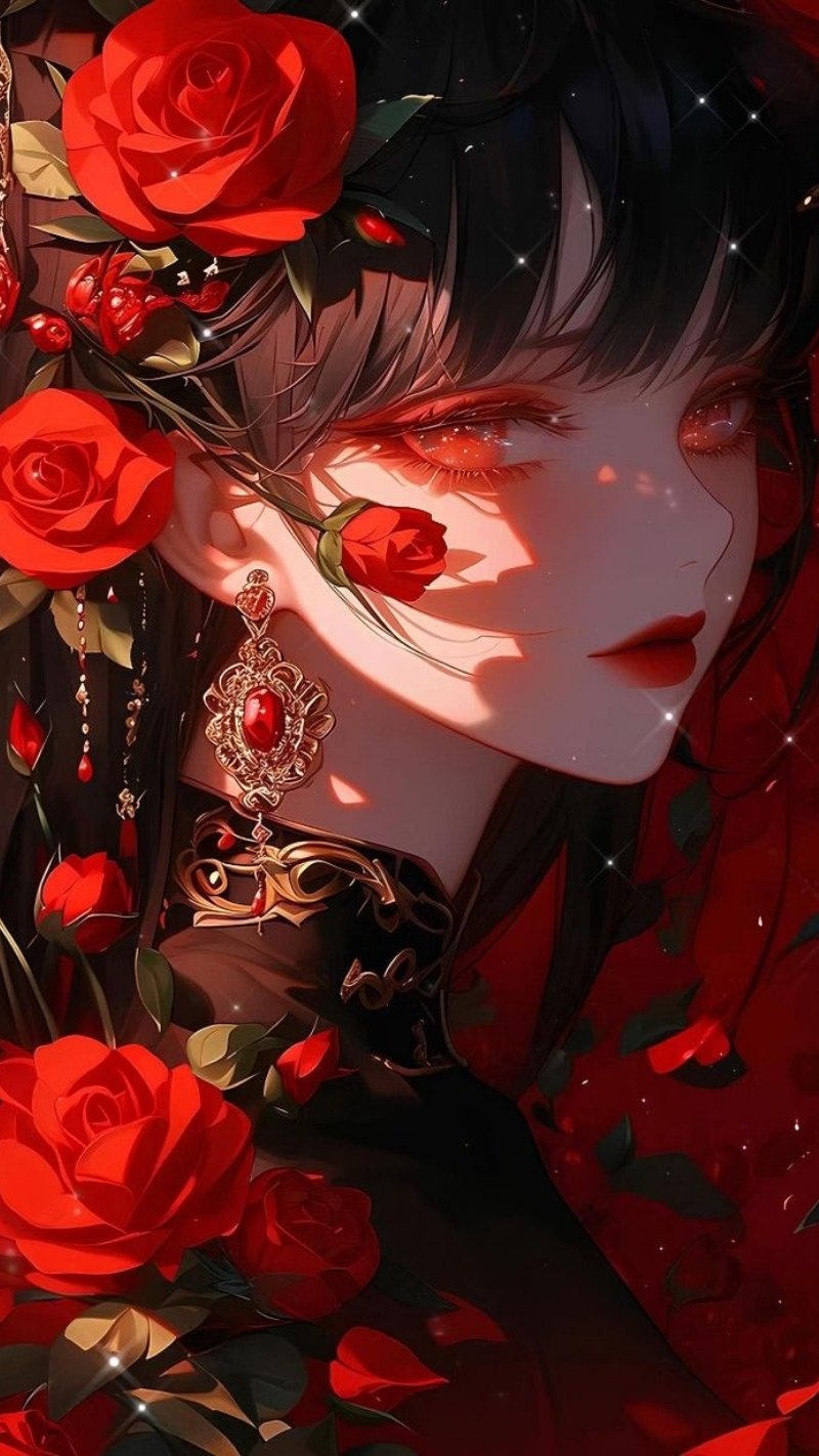 ảnh nền hoa hồng đỏ điện thoại siêu chất