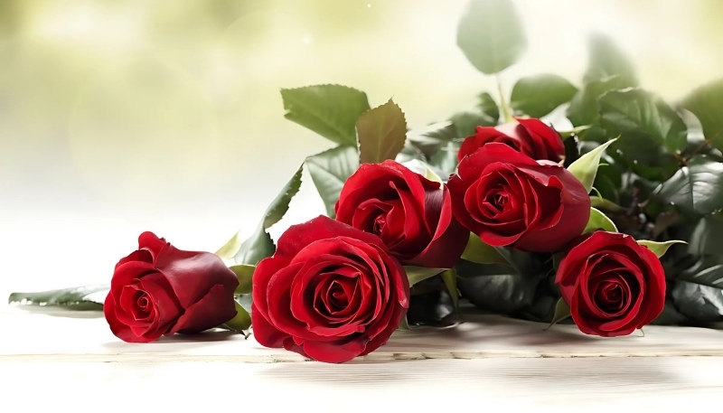 ảnh nền hoa hồng đỏ vẻ đẹp lãng mạn