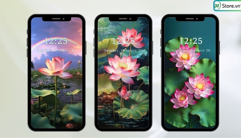 hình nền hoa sen nghệ thuật