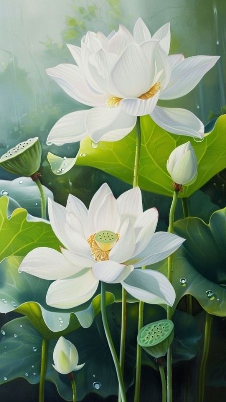 hình nền hoa sen 4K