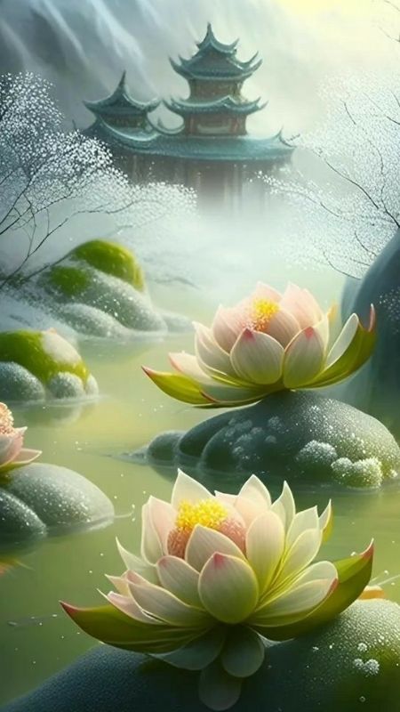 hình nền hoa sen phật giáo