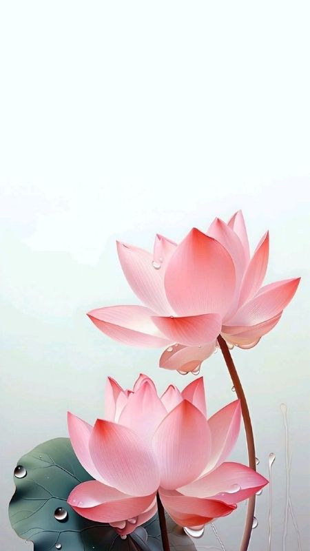 hình nền hoa sen màu hồng