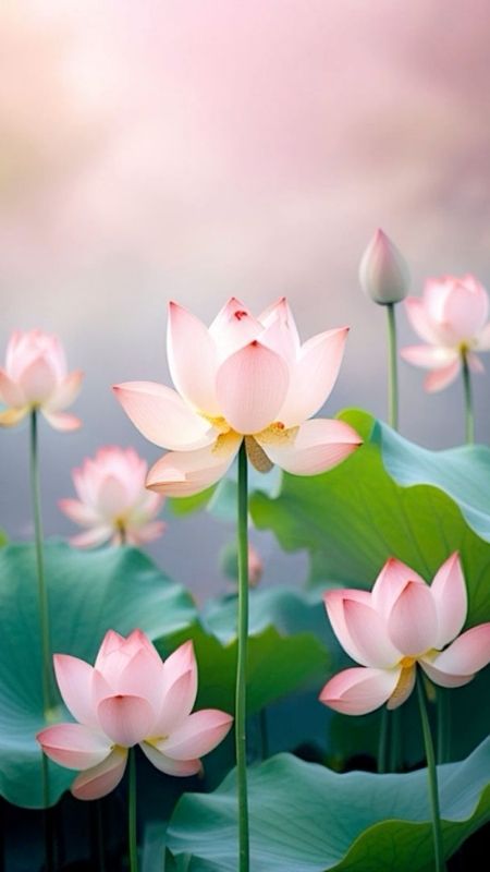 hình nền hoa sen màu hồng
