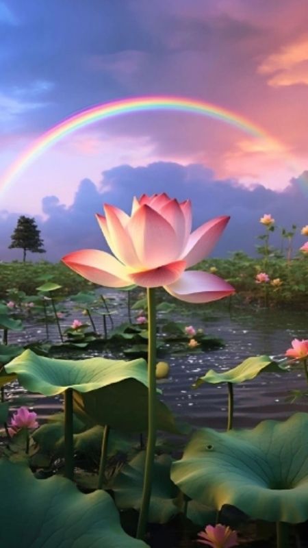 hình nền hoa sen màu hồng
