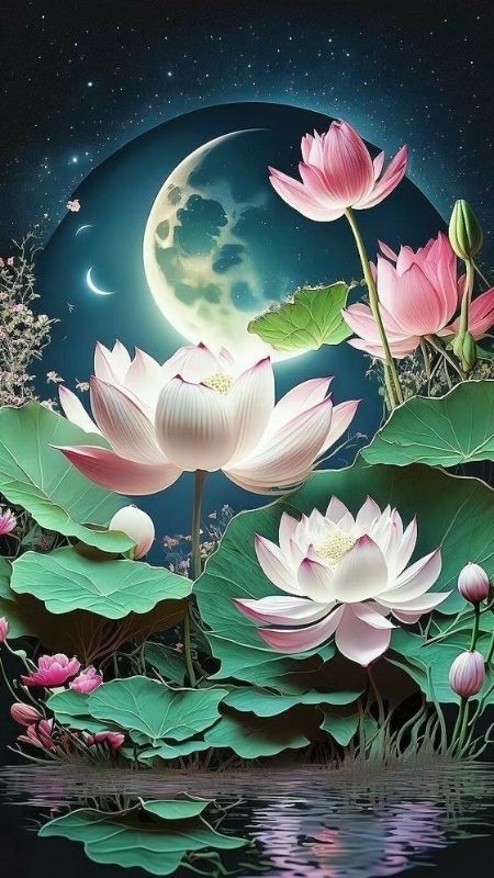 hình nền hoa sen nghệ thuật