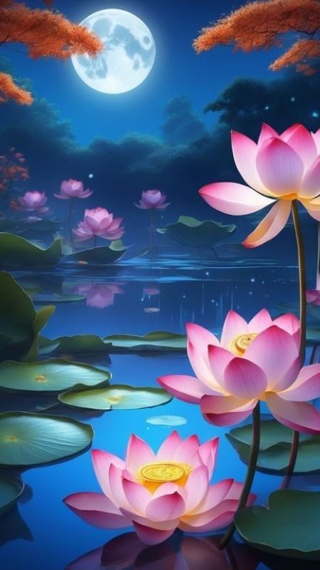 hình nền hoa sen nghệ thuật