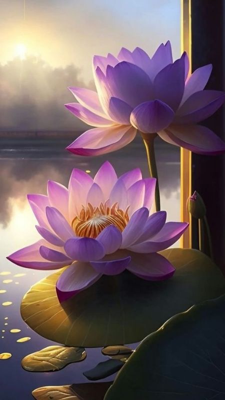 hình nền hoa sen nghệ thuật