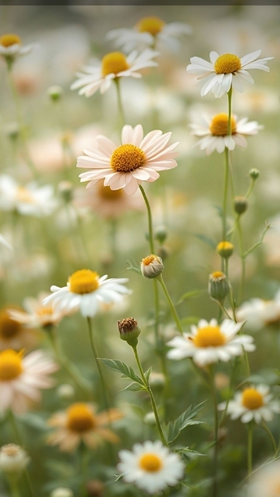 Hình nền hoa cúc họa mi cận cảnh