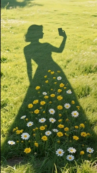 Hình nền hoa cúc họa mi và cô gái