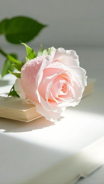 Hình nền hoa hồng đọng nước