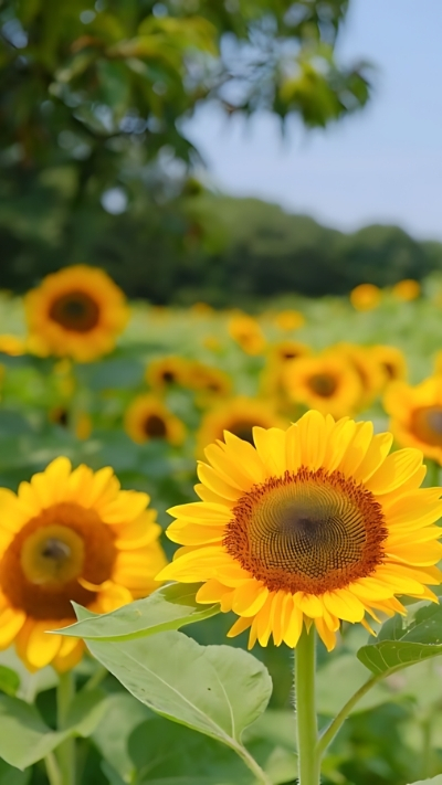 Hình nền hoa hướng dương dễ thương