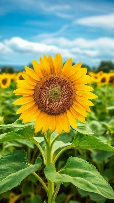 Hình nền hoa hướng dương nghệ thuật