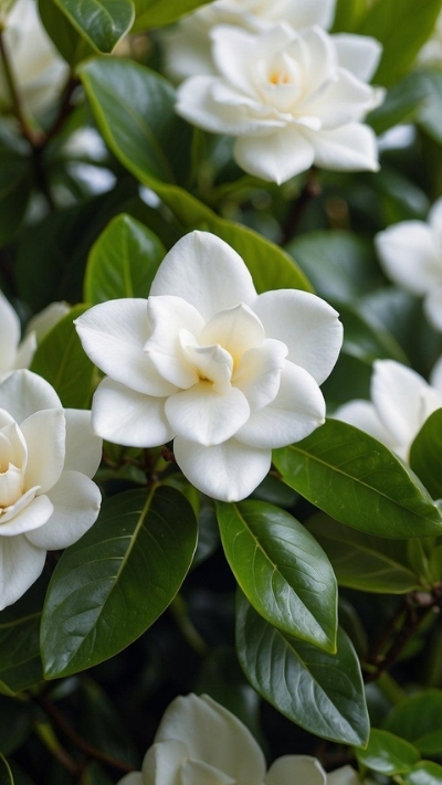 Hình nền hoa nhài trắng tinh khôi