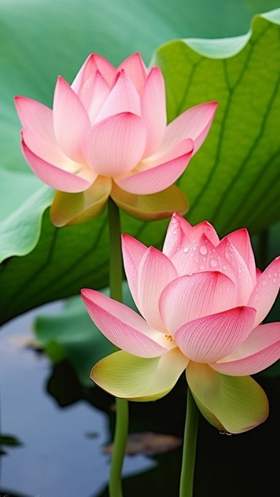 Hình nền hoa sen đọng nước