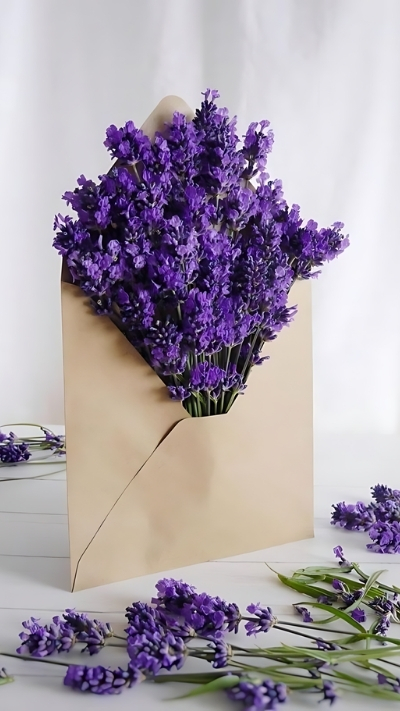 Hình nền lavender cho điện thoại