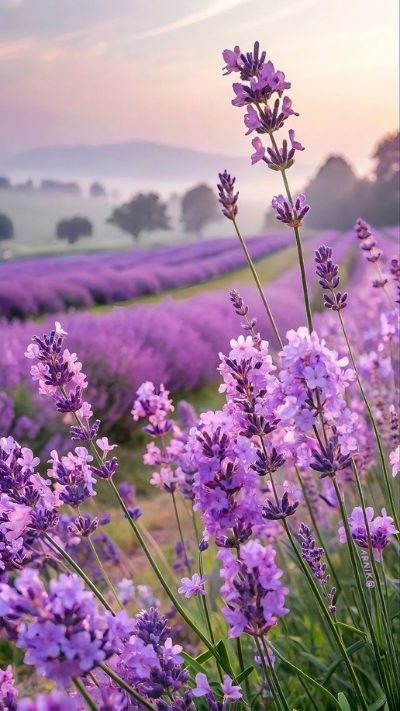 Hình nền lavender nở bông