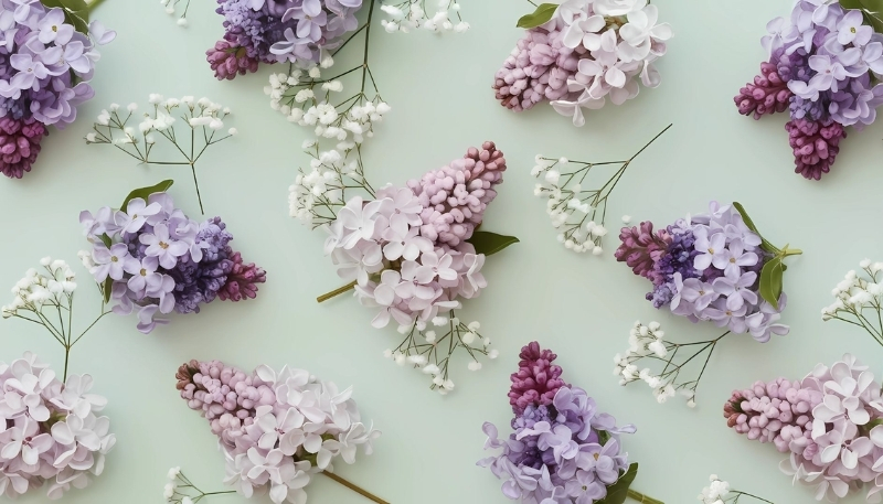 Cẩm tú cầu màu tím lãng mạn