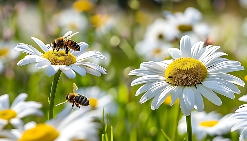 Hình nền hoa cúc họa mi 4k