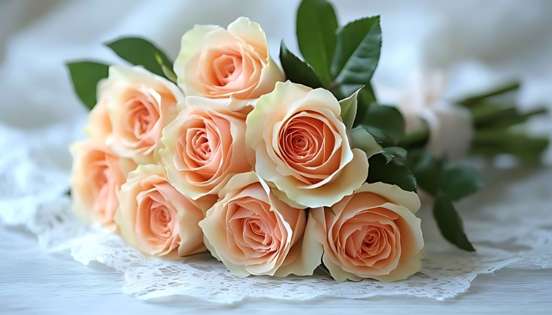 hình nền hoa hồng cam 4k