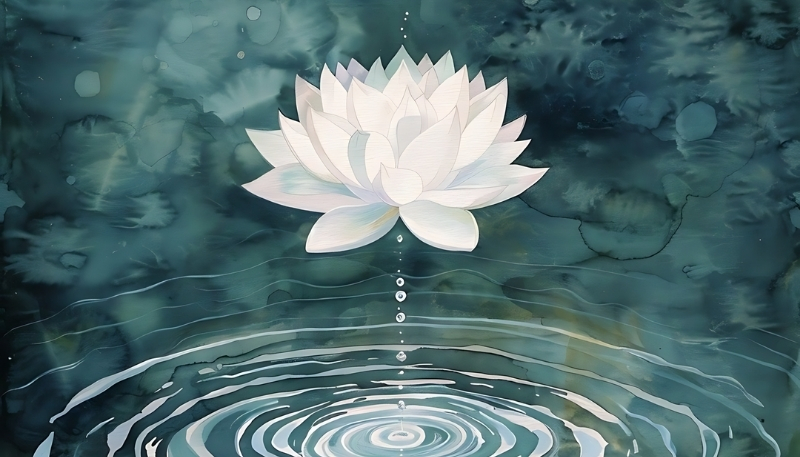 Hình nền hoa sen trắng đẹp