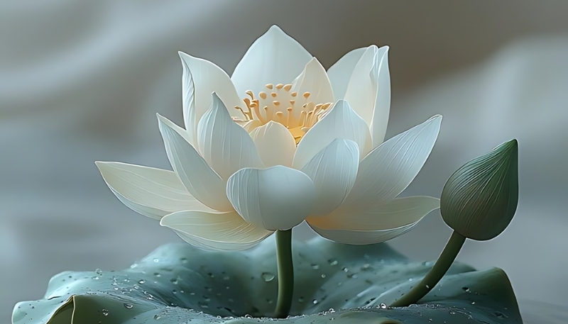 Hình nền hoa sen trắng