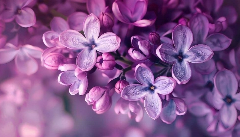 Nền hoa lavender dưới ánh chiều