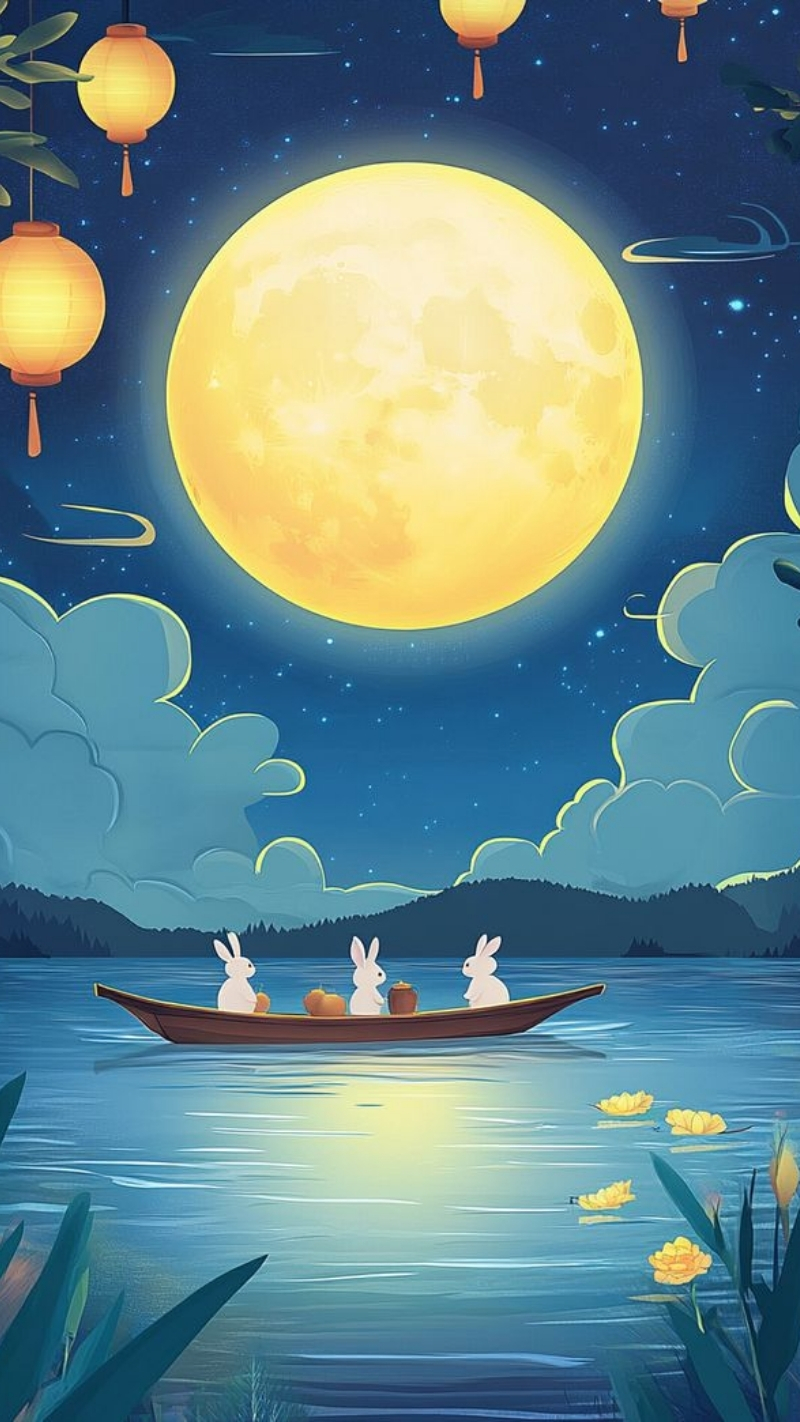 ảnh nền iphone 17 tết trung thu hoàn hảo