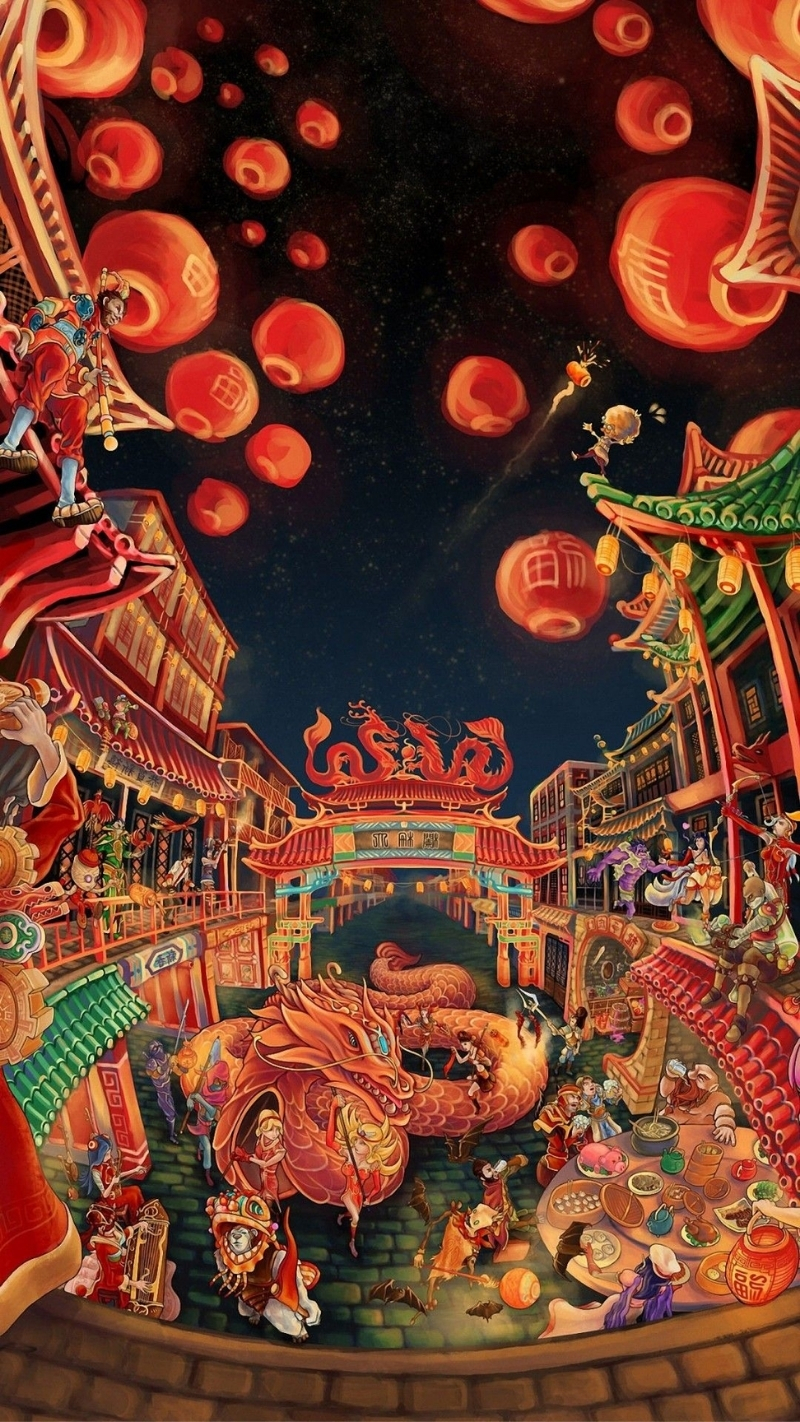 ảnh nền iphone 17 tết trung thu mượt mà