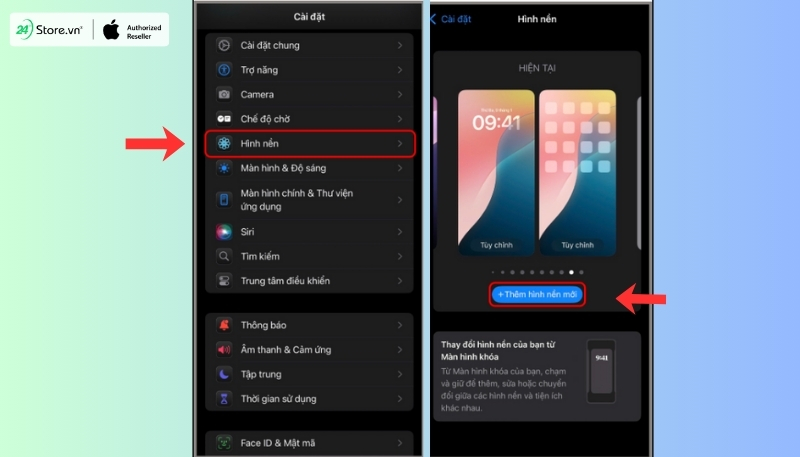 hướng dẫn cách đặt hình nền