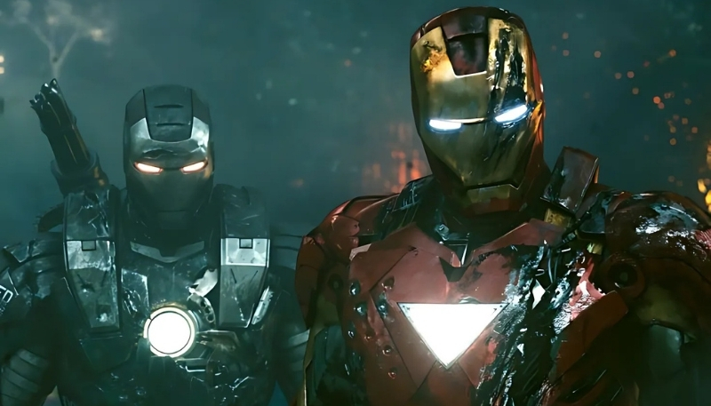 Hình ảnh Iron Man mạnh mẽ trong các cuộc chiến đối đầu