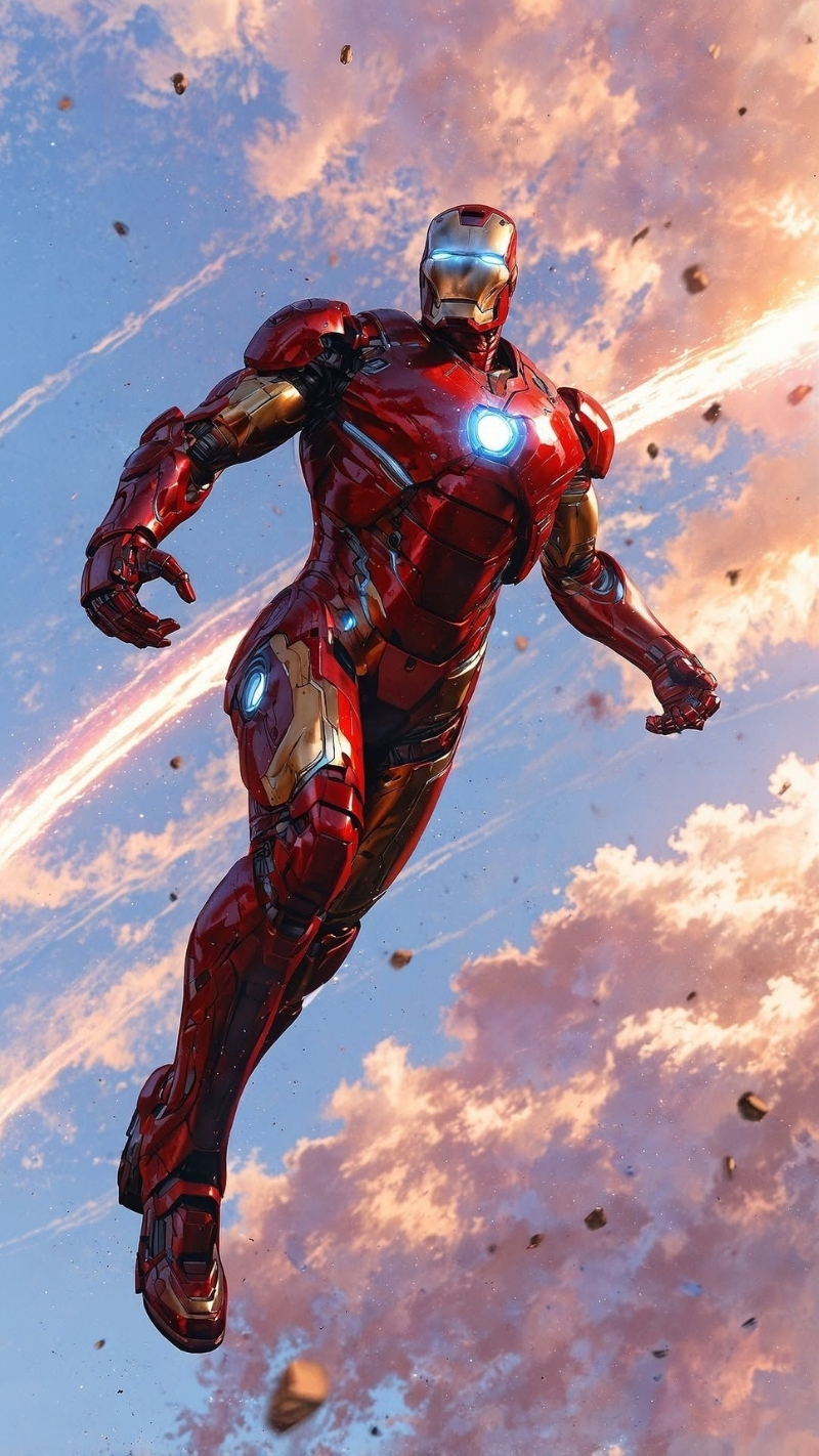 Hình nền Iron Man 4k cho điện thoại iPhone