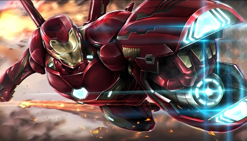 Hình nền Iron Man 4k cho màn hình máy tính