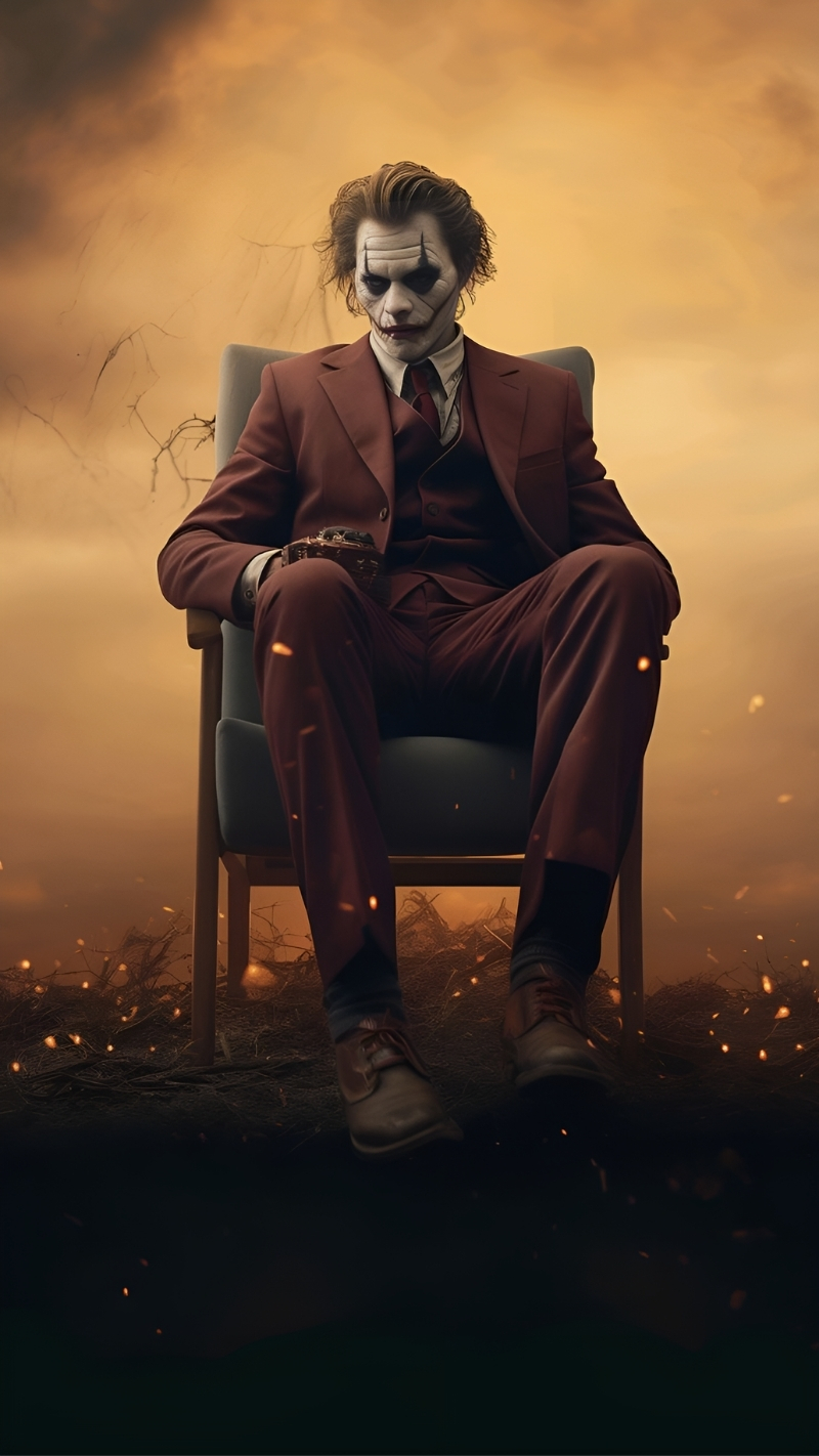 Ảnh Joker 4K siêu nét cho máy điện thoại