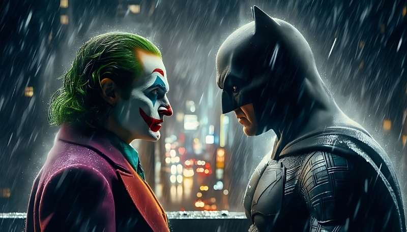 Ảnh nền Joker và Batman cho máy tính